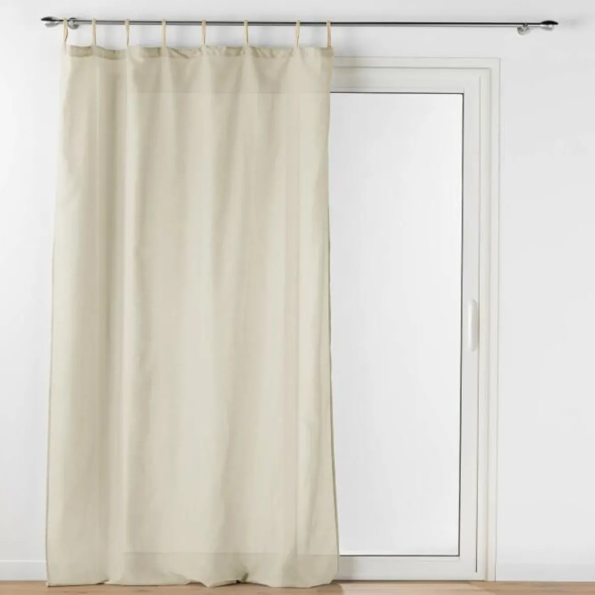 PANNEAU A PASSANTS JUTE 140 X 240 CM POLYCOTON UNI BELANI LI