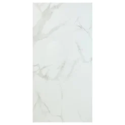 PANNEAU BANO MARBRE BLANC 90X45CM X4 PIECES