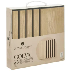PANNEAU COLVA LARGE CLAIR 30X30CM X3 PIECES