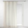 PANNEAU NOUETTES 140X240CM EFFET LIN TISSE NORINE