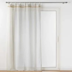 PANNEAU OEILLETS BOIS 140X240CM TISSE ET FANTAISIE MILEO LIN