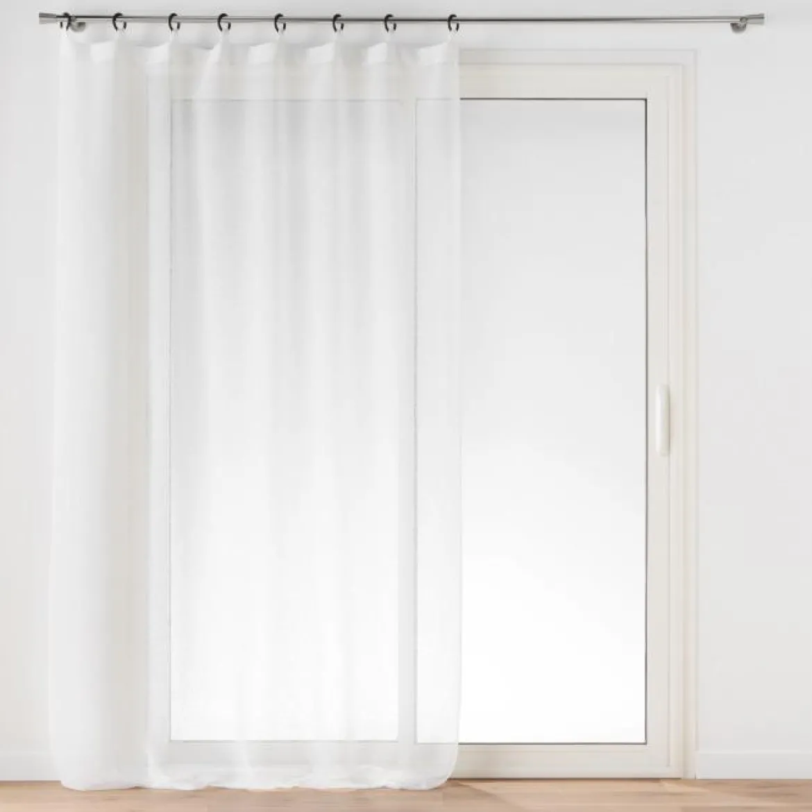 PANNEAU OEILLETS PLASTIQUE 140X240CM VOILE TISSE DAVINA