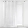 PANNEAU OEILLETS 140X240CM BRODE EDENIA BLANC