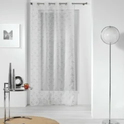 PANNEAU OEILLETS 140X240CM BRODE OLYMPIA GRIS