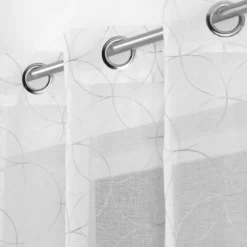 PANNEAU OEILLETS 140X240CM BRODE OLYMPIA GRIS
