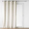 PANNEAU OEILLETS 140X240CM EFFET LAINAGE LOULAINE LIN