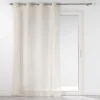 PANNEAU OEILLETS 140X240CM EFFET LIN TISSE NORINE