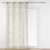 PANNEAU OEILLETS 140X240CM EFFET LIN TISSE JANICE LIN