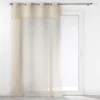 PANNEAU OEILLETS 140X240CM EFFET LIN ELEANIA