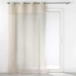 PANNEAU OEILLETS 140X240CM EFFET LIN ELEANIA