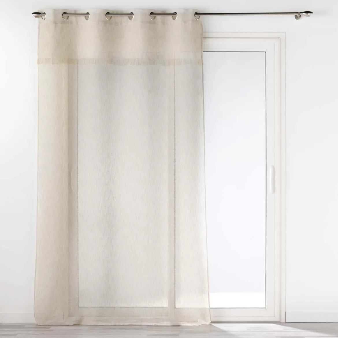 PANNEAU OEILLETS 140X240CM EFFET LIN ELEANIA
