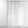 PANNEAU OEILLETS 140X240CM EFFET LIN SOLEA BLANC