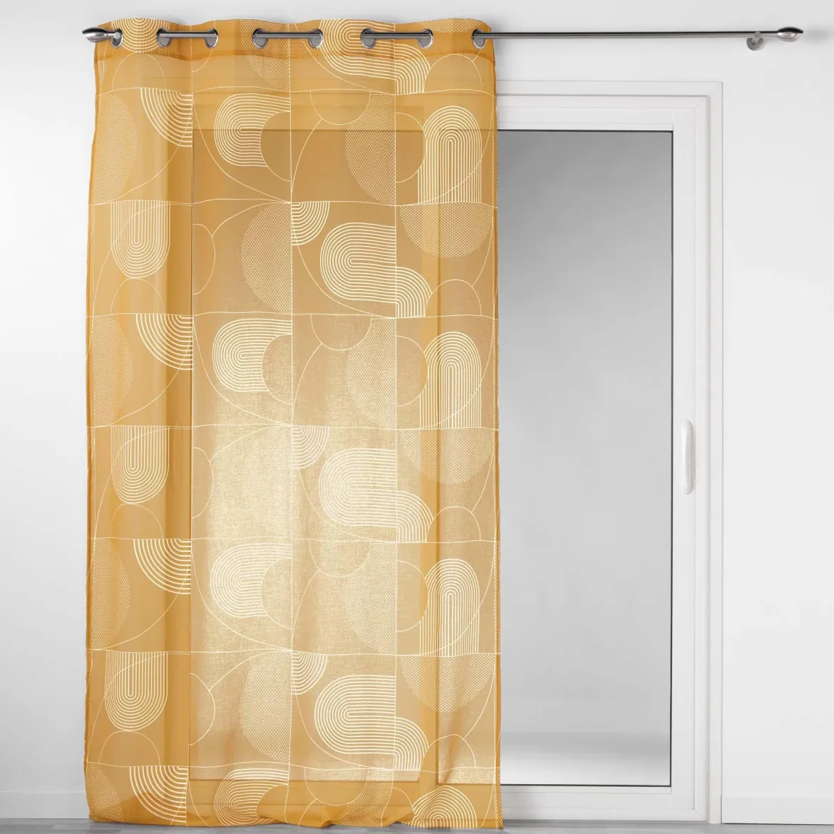 PANNEAU OEILLETS 140X240CM ESQUISSE CAMEL