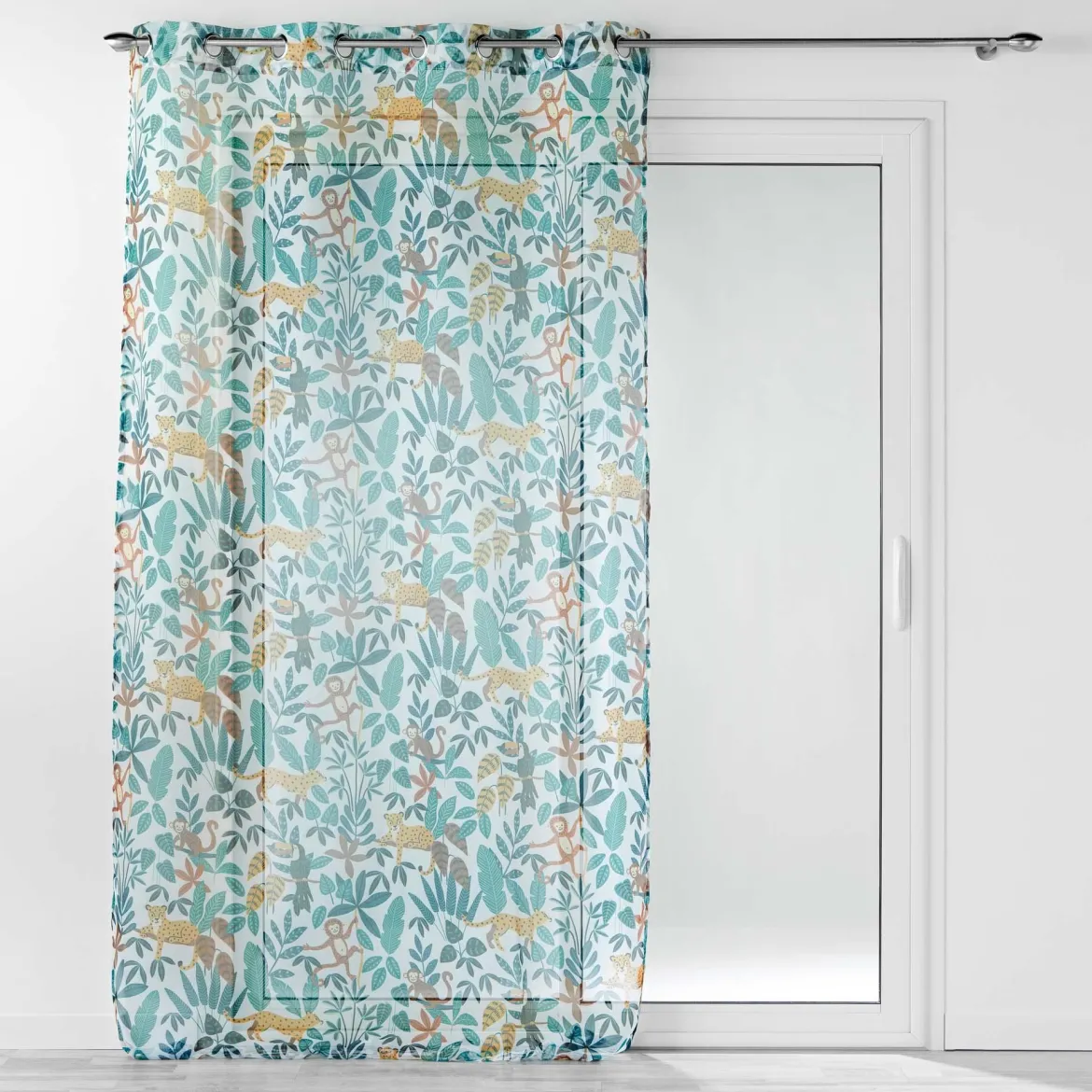 PANNEAU OEILLETS 140X240CM JUNGLE STORY BLANC