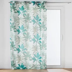 PANNEAU OEILLETS 135X240CM LUMINETTE VAYANA EMERAUDE