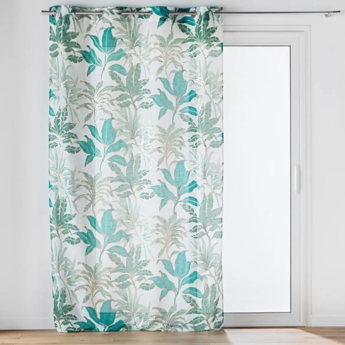 PANNEAU OEILLETS 135X240CM LUMINETTE VAYANA EMERAUDE