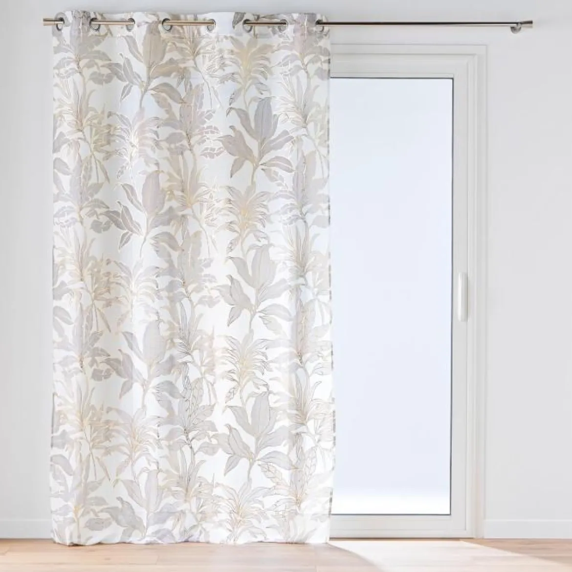 PANNEAU OEILLETS 135X240CM LUMINETTE VAYANA NATUREL