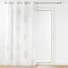 PANNEAU OEILLETS 140X240CM VOILE APPLIQUE METALLISE VENUS