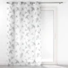 PANNEAU OEILLETS 140X240CM VOILE SABLE IMPRIME ENVOLIA