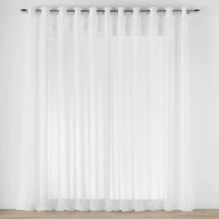 PANNEAU OEILLETS 400X240CM VOILE TISSE CARLIN NATUREL
