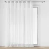 PANNEAU OEILLETS 240X240CM VOILE TISSE CARLIN NATUREL
