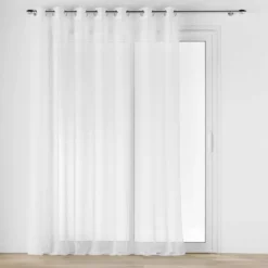 PANNEAU OEILLETS 240X240CM VOILE TISSE CARLIN NATUREL