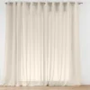 PANNEAU OEILLETS 400X240CM VOILE TISSE CARLIN LIN