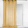 PANNEAU OEILLET 140X240CM SABLE ET VELOURS CASUAL OCRE