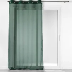 PANNEAU OEILLET 140X240CM SABLE ET VELOURS CASUAL VERT