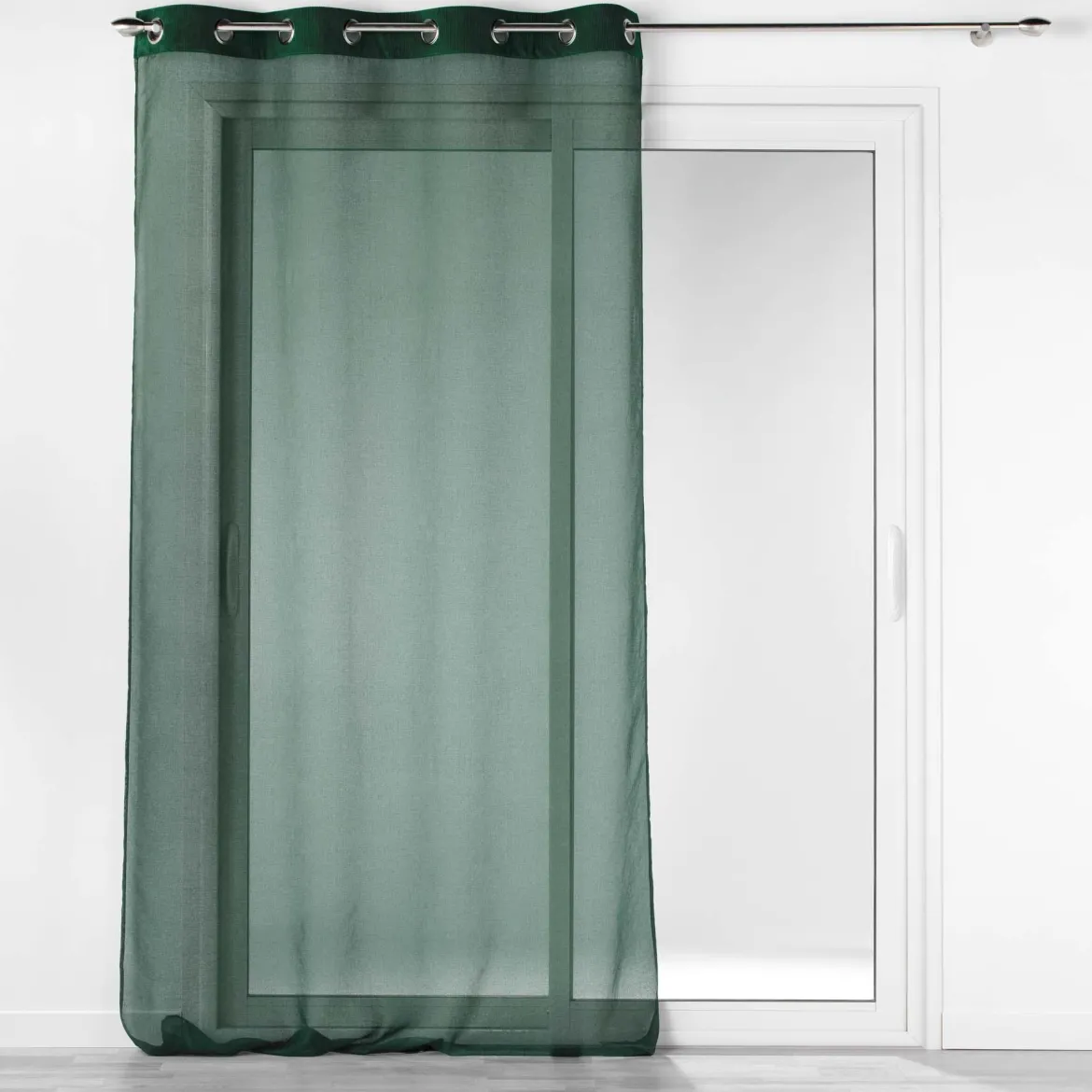PANNEAU OEILLET 140X240CM SABLE ET VELOURS CASUAL VERT