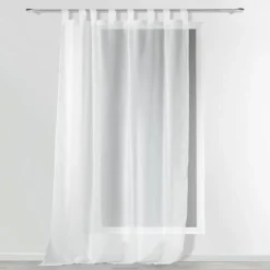 PANNEAU PASSANTS 135X240CM VOILE UNI VOILINE BLANC