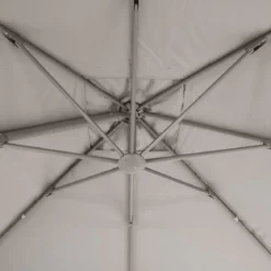 PARASOL DECENTRE ELEA 3X3M NOISETTE