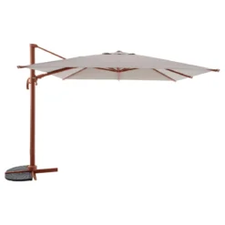 PARASOL DECENTRE MELHIA 3X3M ACAJOU LIN