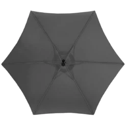 PARASOL DECENTRE 3M MANOA ARDOISE