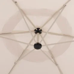 PARASOL DECENTRE 3M MANOA ARGILE BLE