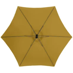 PARASOL DECENTRE 3M MANOA MOUTARDE