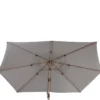 PARASOL DECENTRE TIKEO 4.2X3M PLATINE