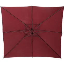 PARASOL DECENTRE 2.5X2.5M MANOA BORDEAUX