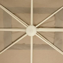 PARASOL MELHIA INVERSE 3X4M ARGILE LIN