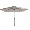 PARASOL ROND 3M ALUMINIUM GREGE