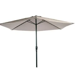 PARASOL ROND 3M ALUMINIUM GREGE