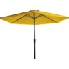 PARASOL ROND 3M ALUMINIUM JAUNE SOLAIRE