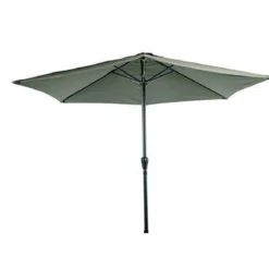 PARASOL ROND 3M ALUMINIUM KAKI