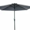 PARASOL ROND 2.3M GRIS ANTHRACITE