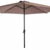 PARASOL ROND 2.3M MARRON