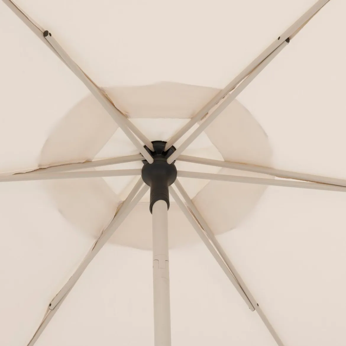 PARASOL SOYA 2.7M ARGILE BLE