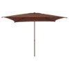 PARASOL SOYA 2.5X2.5M ACAJOU