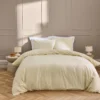 PARURE 3 P 260X240CM COTON POLYESTER LAVE LINELLA IVOIRE