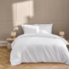 PARURE 3 P  240X220CM COTON POLYESTER LAVE LINELLA BLANC
