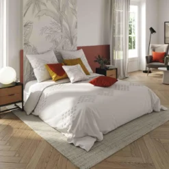 PARURE COTON LAV TUFT IVOIRE 260X240CM